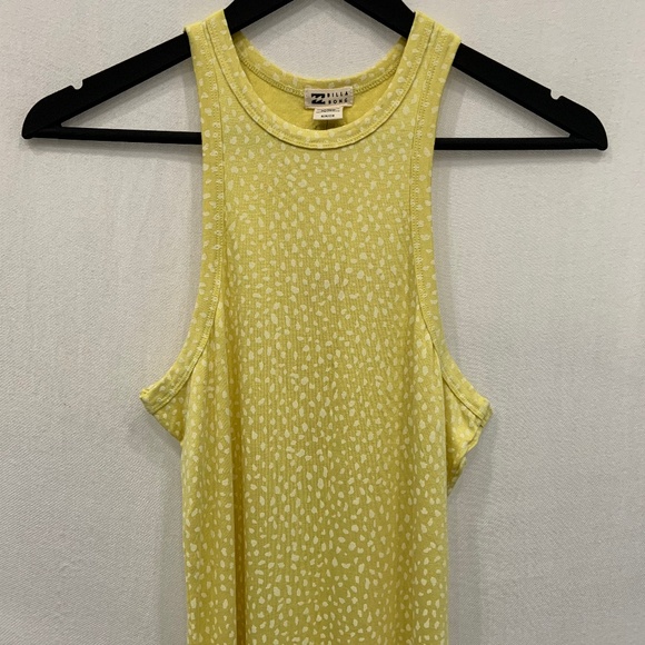 NWT Billabong Vibrant Yellow Printed Dress - Picture 5 of 9